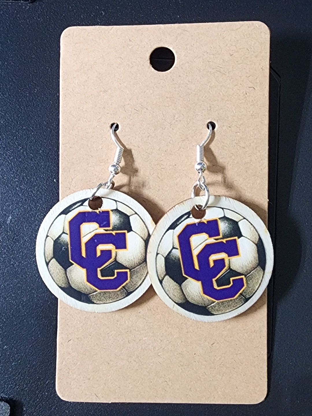 Campbell County Soccer Earrings
