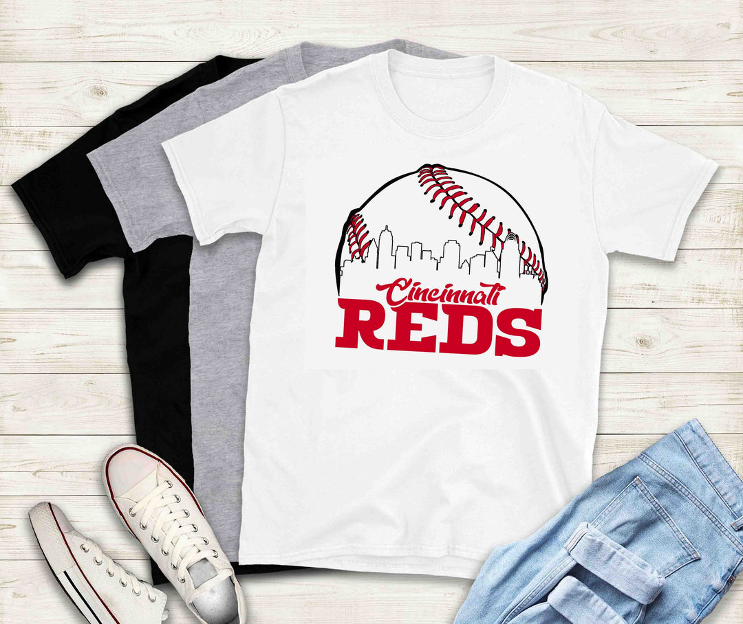 Reds Skyline Short Sleeve T