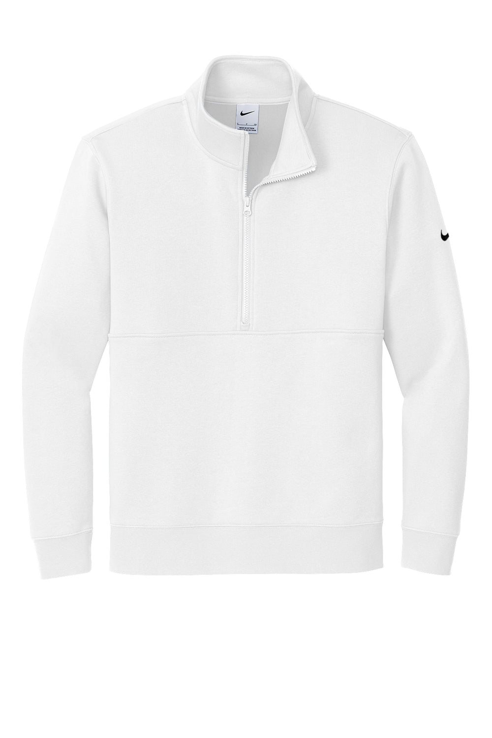 Nike Club Fleece Sleeve Swoosh 1/2-Zip Lighthouse - J