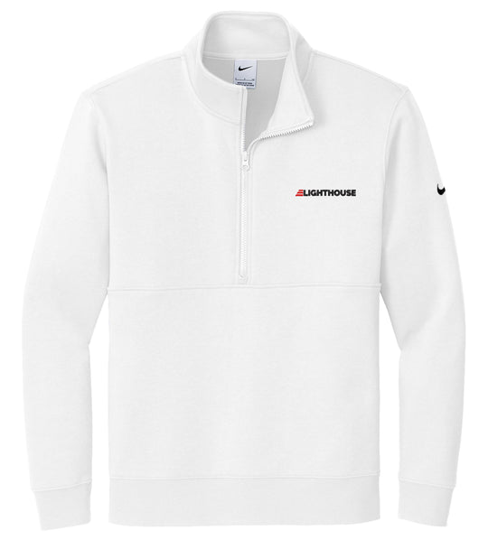 Nike Club Fleece Sleeve Swoosh 1/2-Zip Lighthouse - J