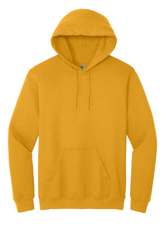 Heavy Blend Hoodie. Includes  one design front or back up to 12" wide