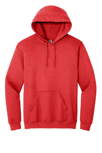 Heavy Blend Hoodie. Includes  one design front or back up to 12" wide