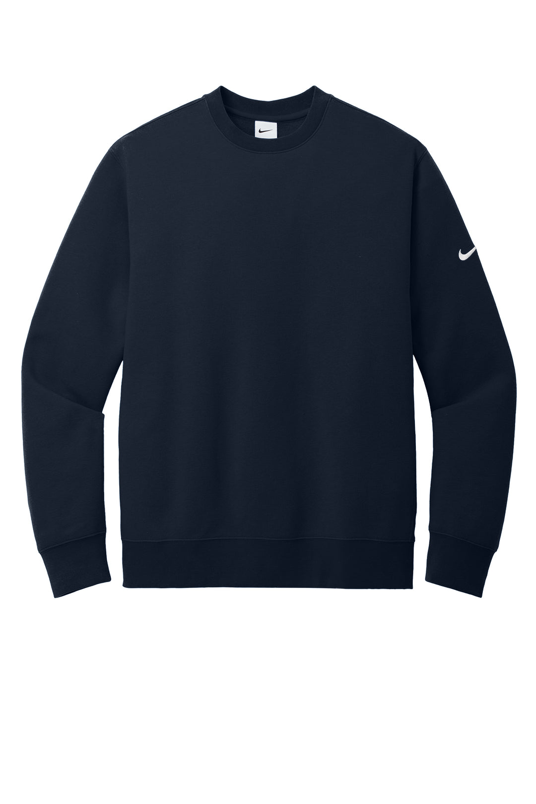 Nike Club Fleece Sleeve Swoosh Crew Lighthouse - H