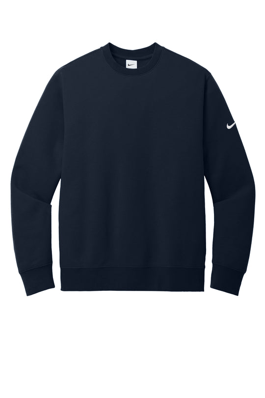 Nike Club Fleece Sleeve Swoosh Crew Lighthouse - H