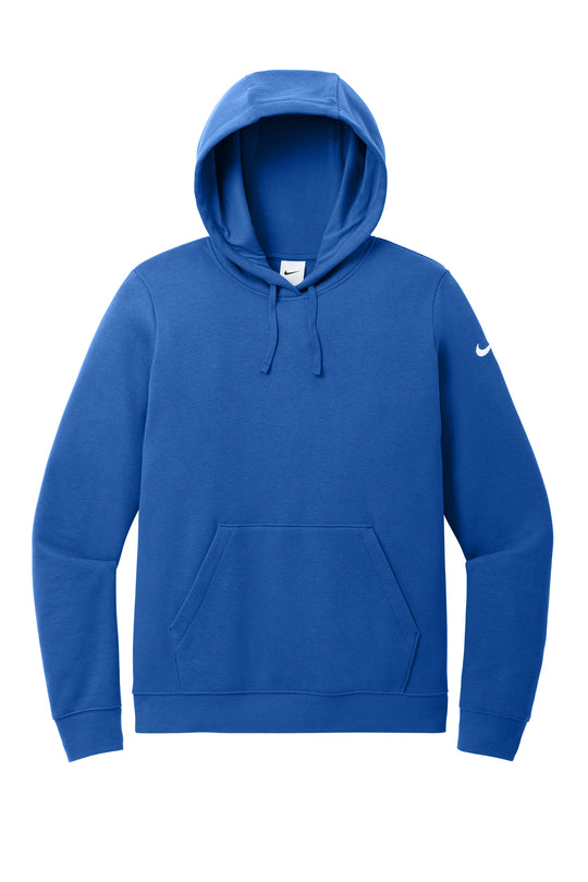 Nike Club Fleece Sleeve Swoosh Pullover Hoodie Lighthouse - I