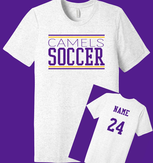 CCHS Soccer 4 Bella+Canvas White Fleck Tri-blend
