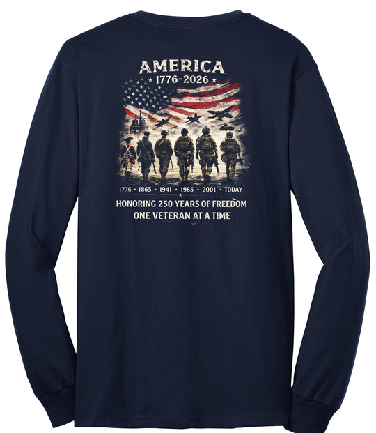 Tri State Veterans Association 250 years Long sleeve T