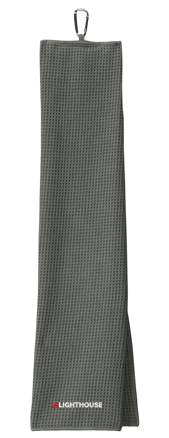 Port Authority® Waffle Microfiber Golf Towel -AN