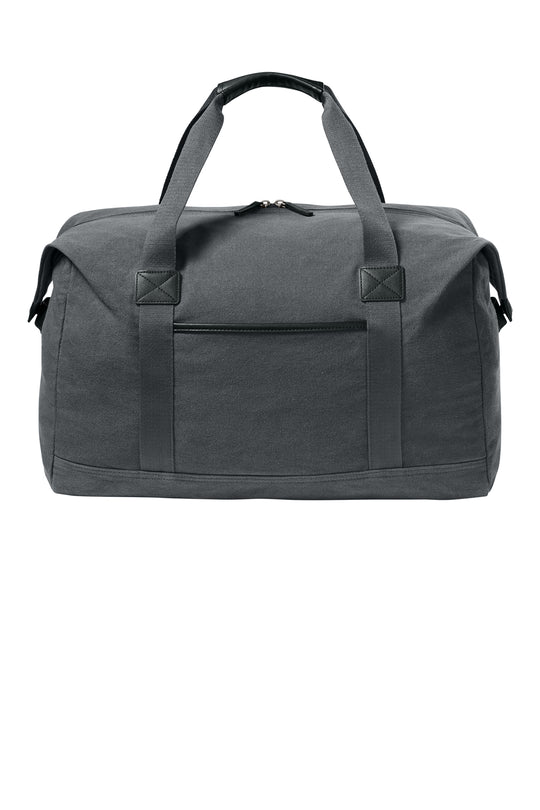 Port Authority® Washed Canvas Duffel -AJ