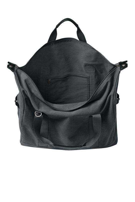 Port Authority® Washed Canvas Duffel -AJ