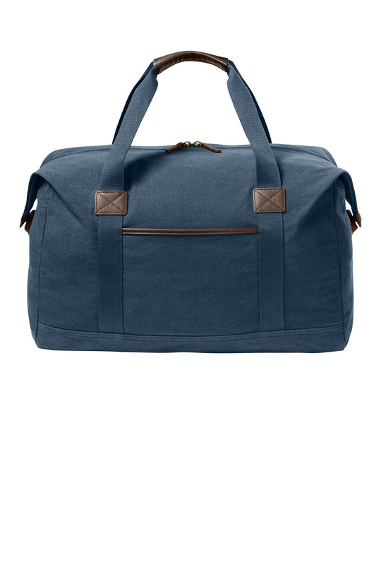 Port Authority® Washed Canvas Duffel -AJ