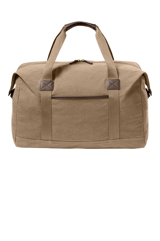 Port Authority® Washed Canvas Duffel -AJ