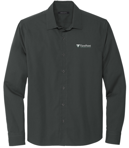 Mercer+Mettle® Long Sleeve Stretch Woven Shirt viewpoint