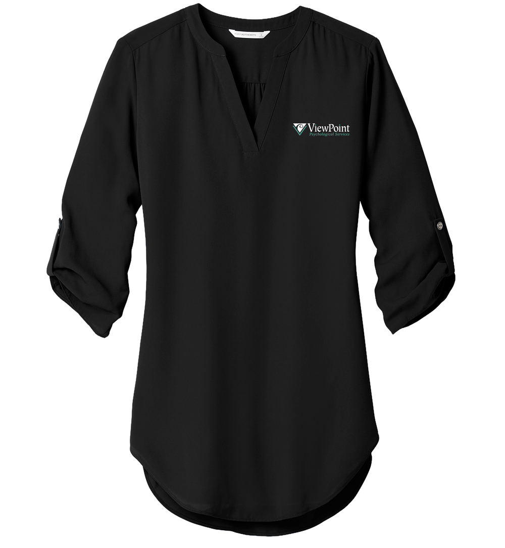 Port Authority® Women's 3/4-Sleeve Tunic Blouse viewpoint