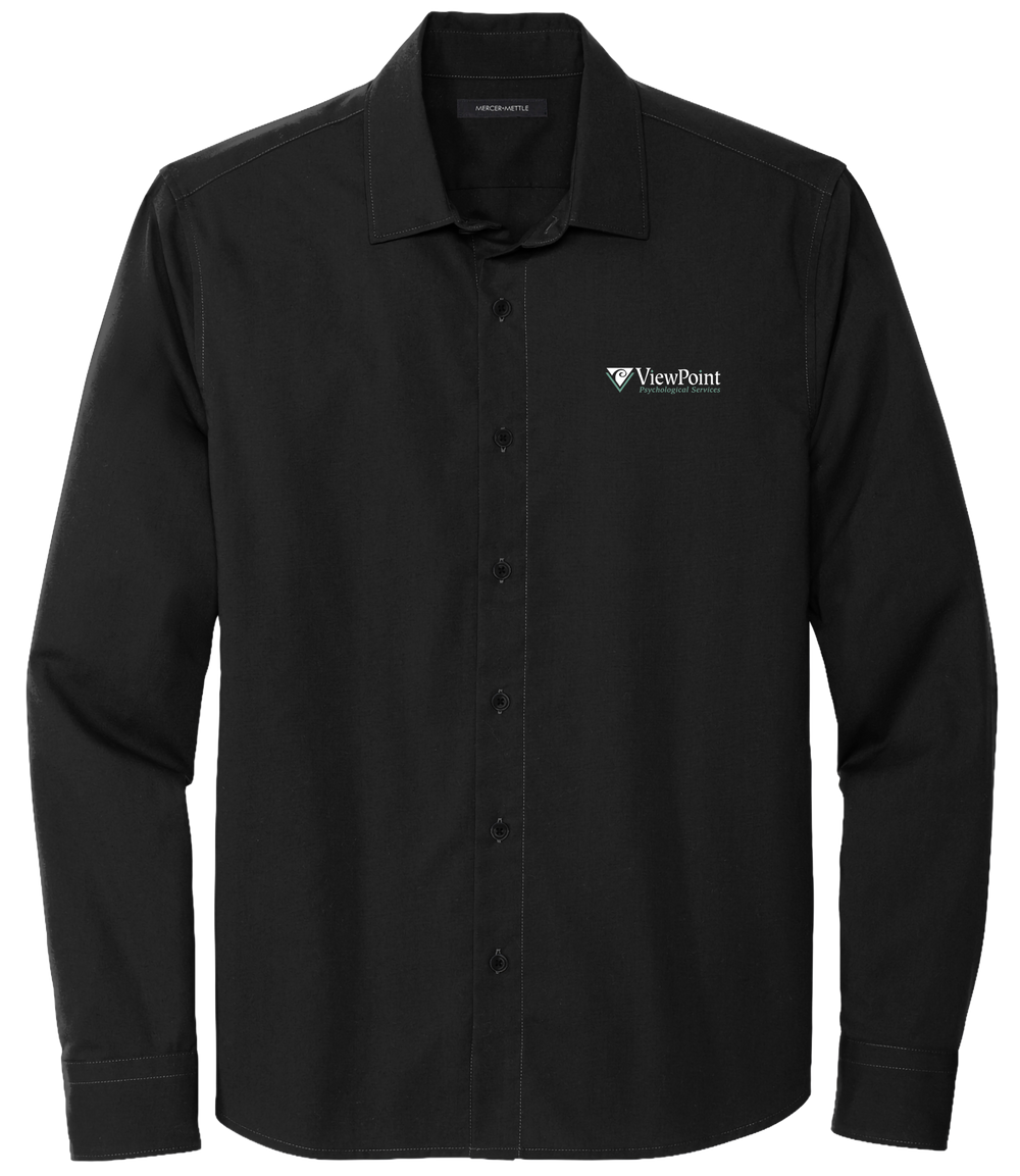 Mercer+Mettle® Long Sleeve Stretch Woven Shirt viewpoint