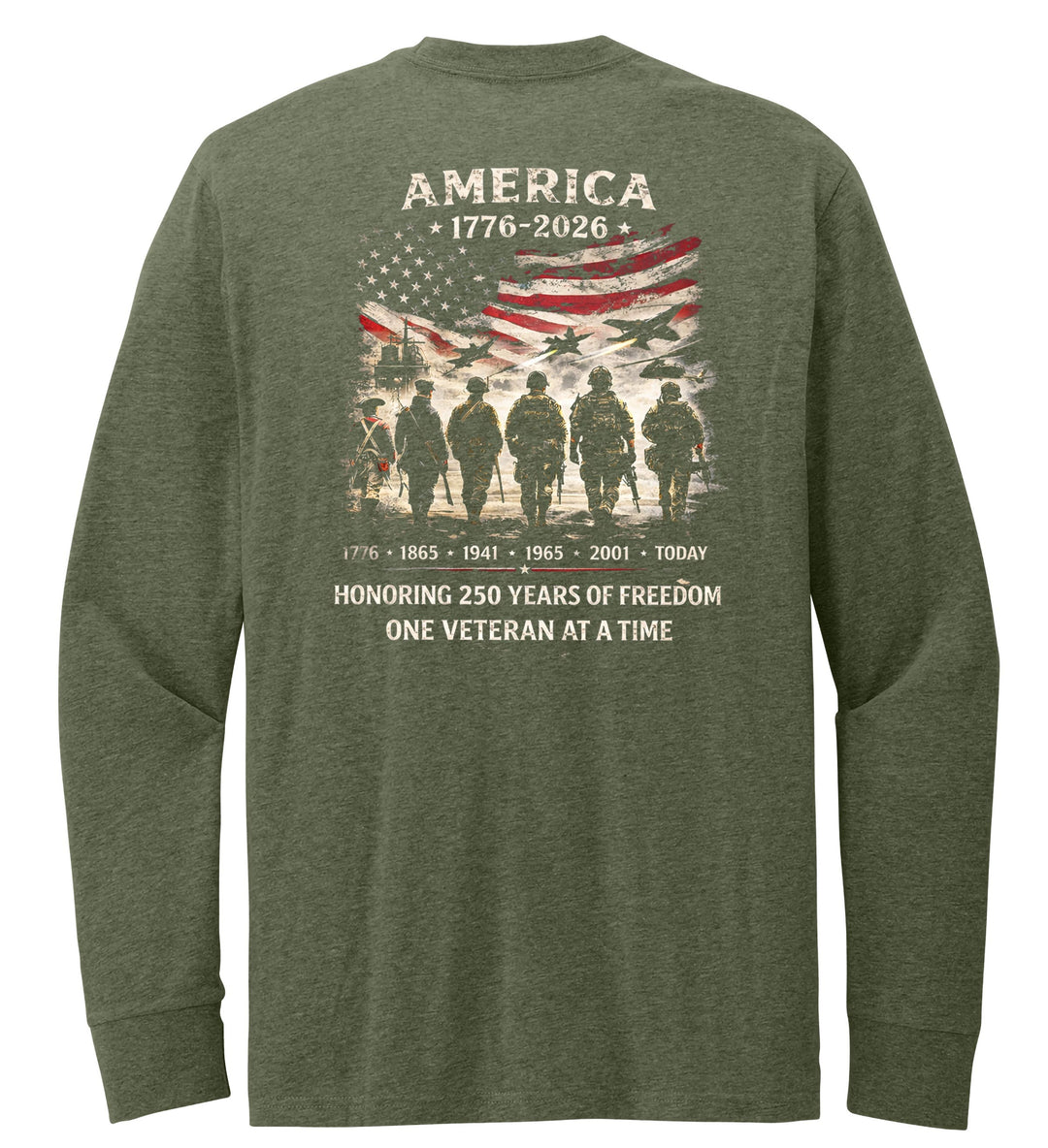 Tri State Veterans Association 250 years Long sleeve T
