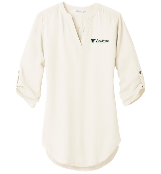 Port Authority® Women's 3/4-Sleeve Tunic Blouse viewpoint