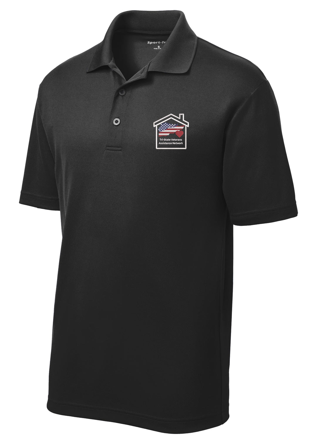 Tri State Veterans Association PosiCharge® RacerMesh® Polo
