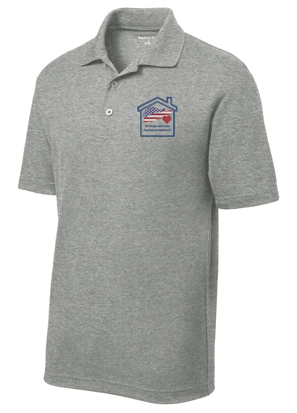 Tri State Veterans Association PosiCharge® RacerMesh® Polo