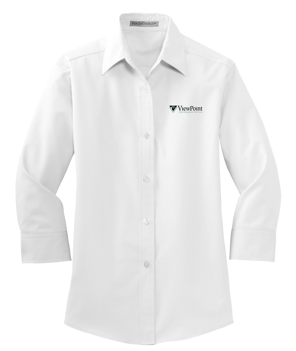 Port Authority® Women's 3/4-Sleeve Easy Care Shirt viewpoint
