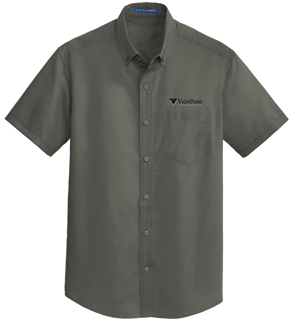 Port Authority® Short Sleeve SuperPro™ Twill Shirt viewpoint