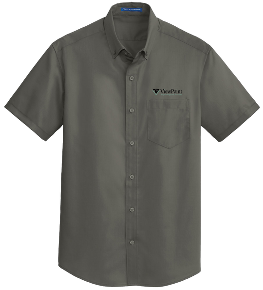 Port Authority® Short Sleeve SuperPro™ Twill Shirt viewpoint