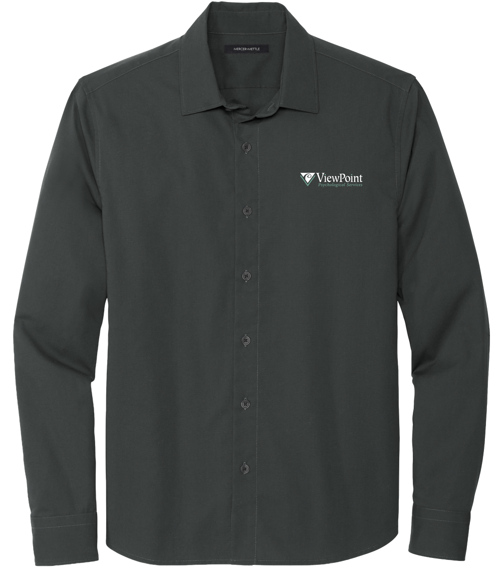 Mercer+Mettle® Long Sleeve Stretch Woven Shirt ViewPoint