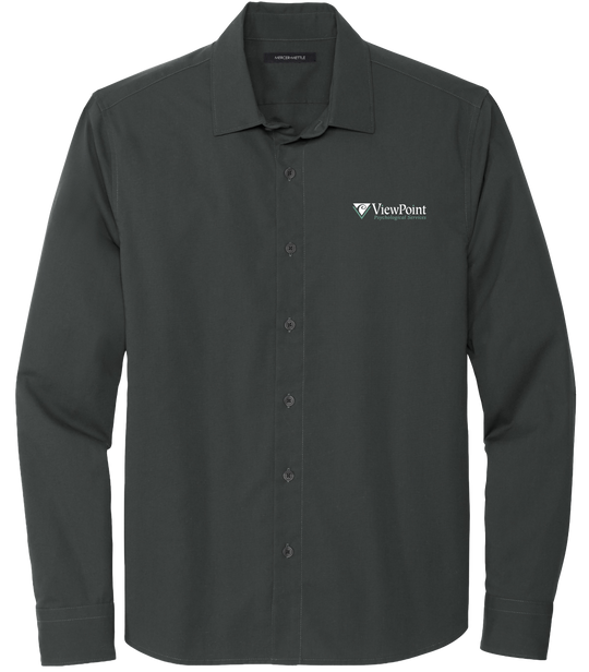 Mercer+Mettle® Long Sleeve Stretch Woven Shirt ViewPoint