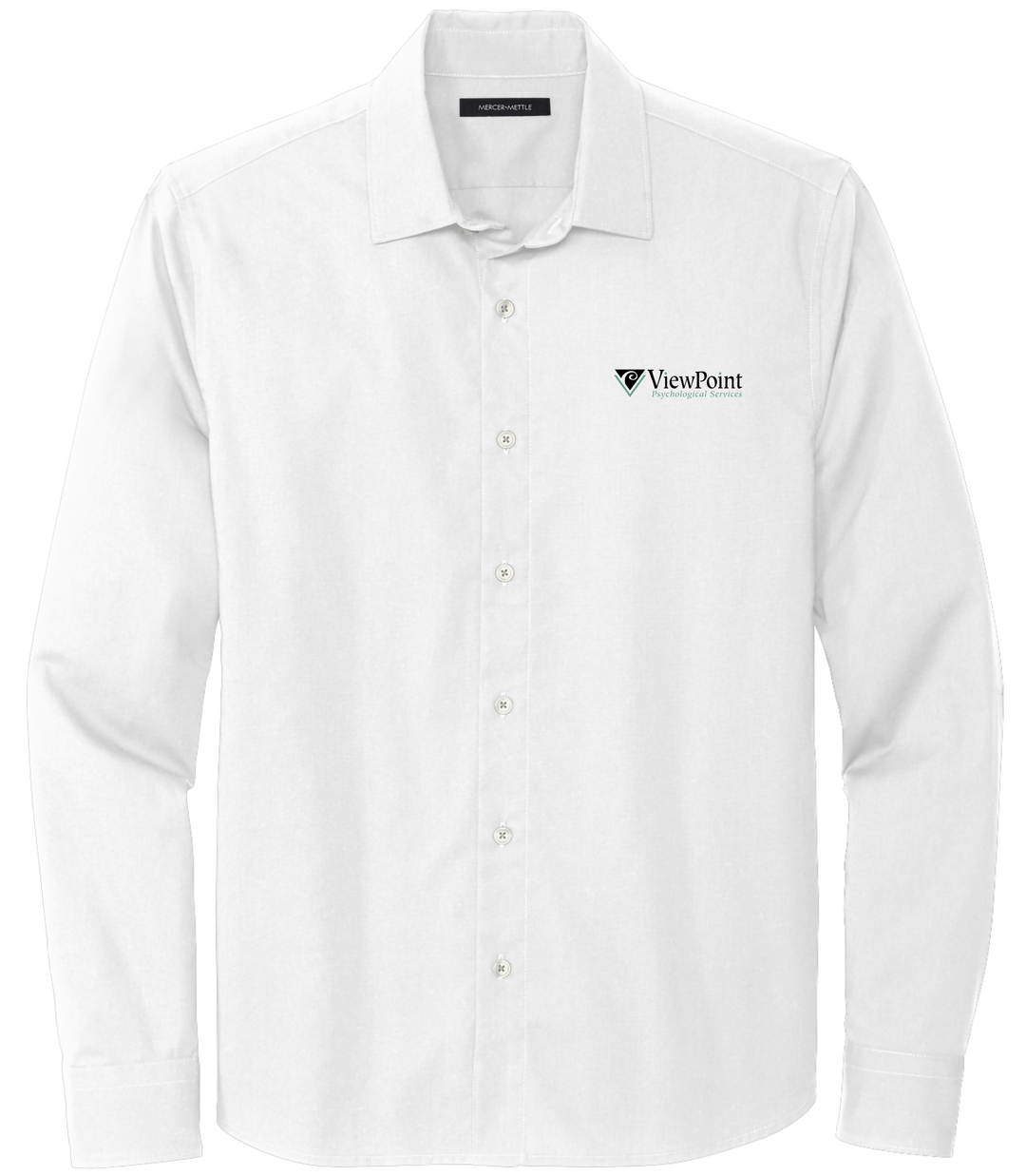 Mercer+Mettle® Long Sleeve Stretch Woven Shirt ViewPoint