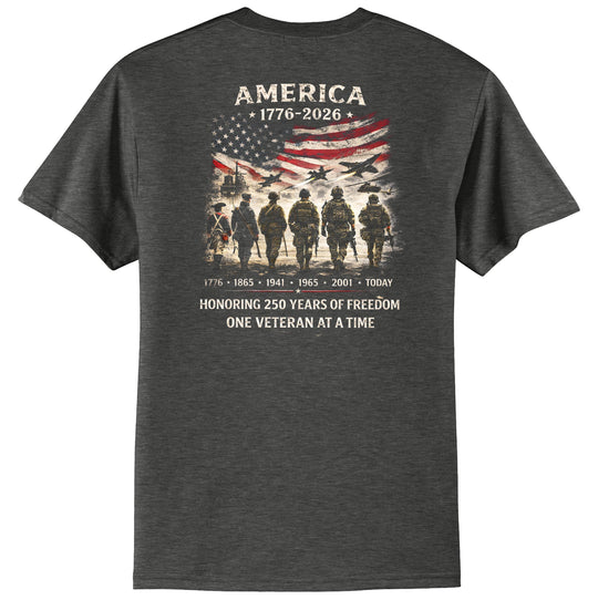 Tri State Veterans Association 250 years Short Sleeve T