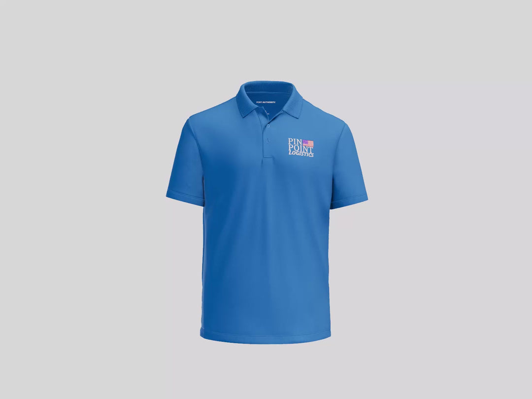 Pin Point Logistics  Plaited Pique Polo