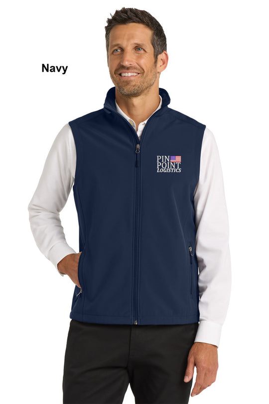 Pin Point Port Authority® Core Soft Shell Vest