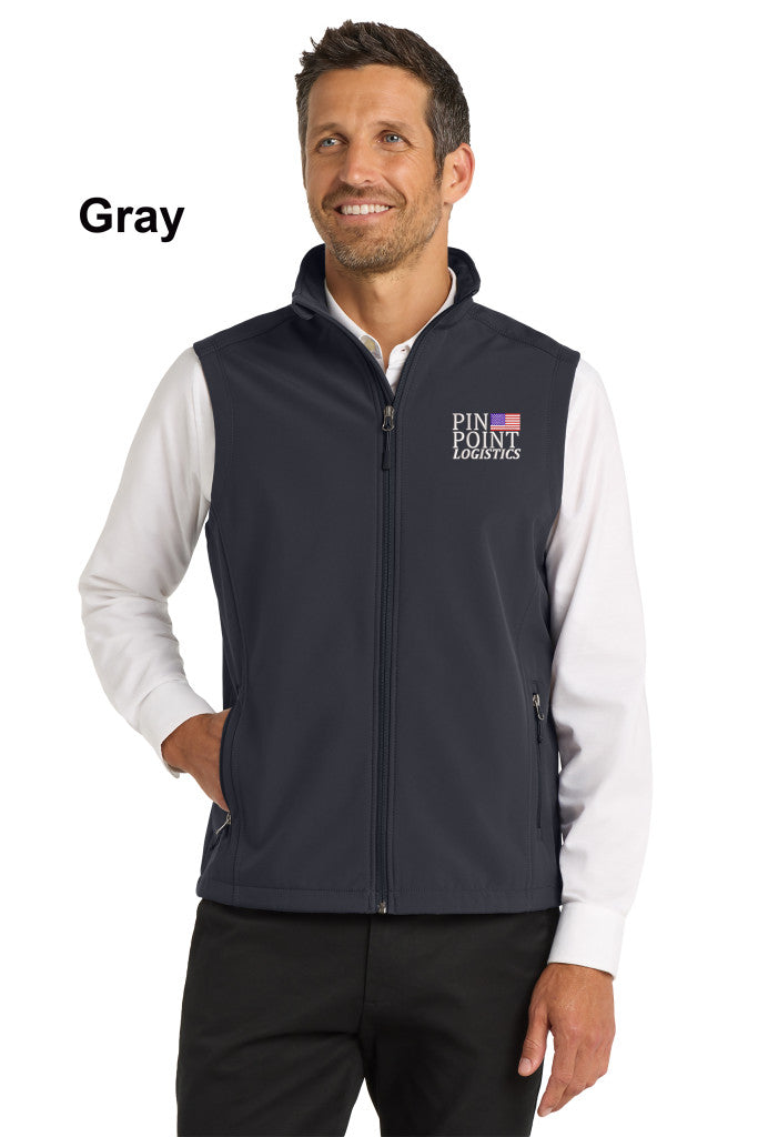 Pin Point Port Authority® Core Soft Shell Vest